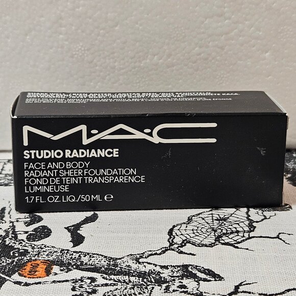 MAC Studio Radiance Face and Body Radiant Sheer Foundation W8 1.7 fl oz / 50 mL - Picture 2 of 4